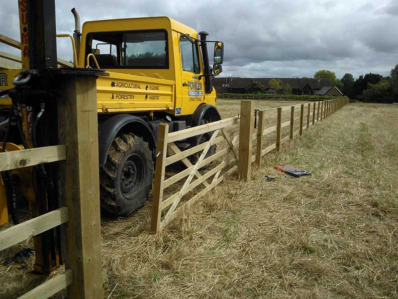 Post Knocking by Fowler Fencing