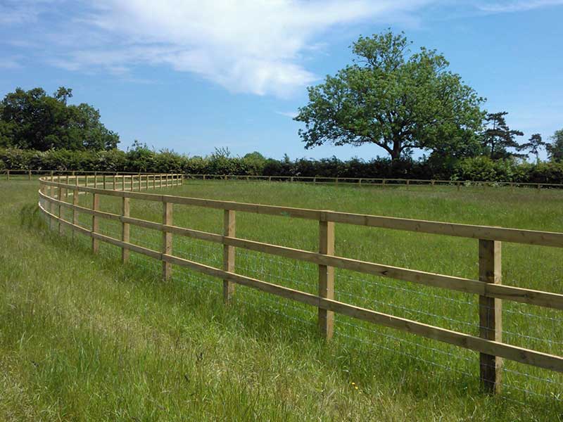 Post and 3 Rail Fencing by Fowler Fencing